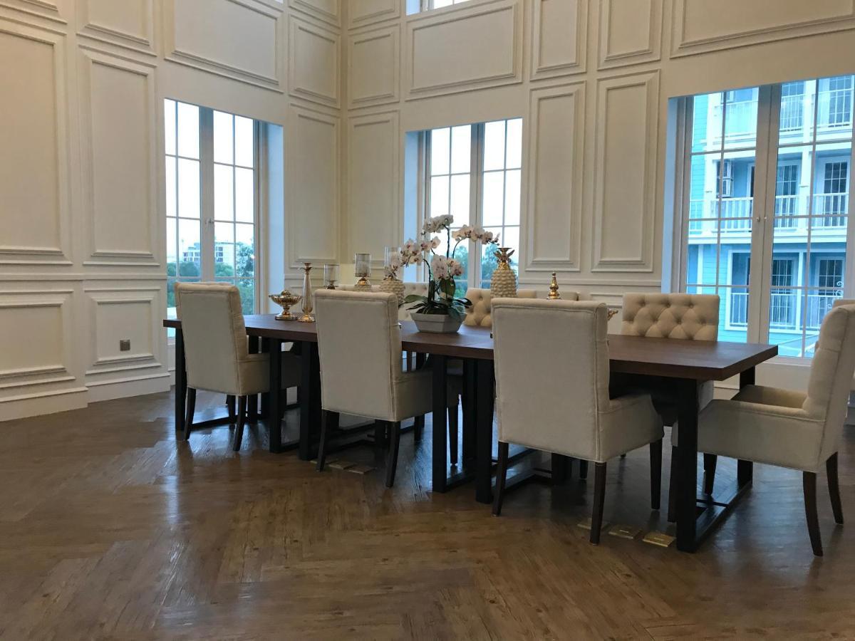 Grand Florida芭提雅带免费游泳池温泉和健身房和办公区水上花园公寓e208 Na Chom Thian Exteriér fotografie