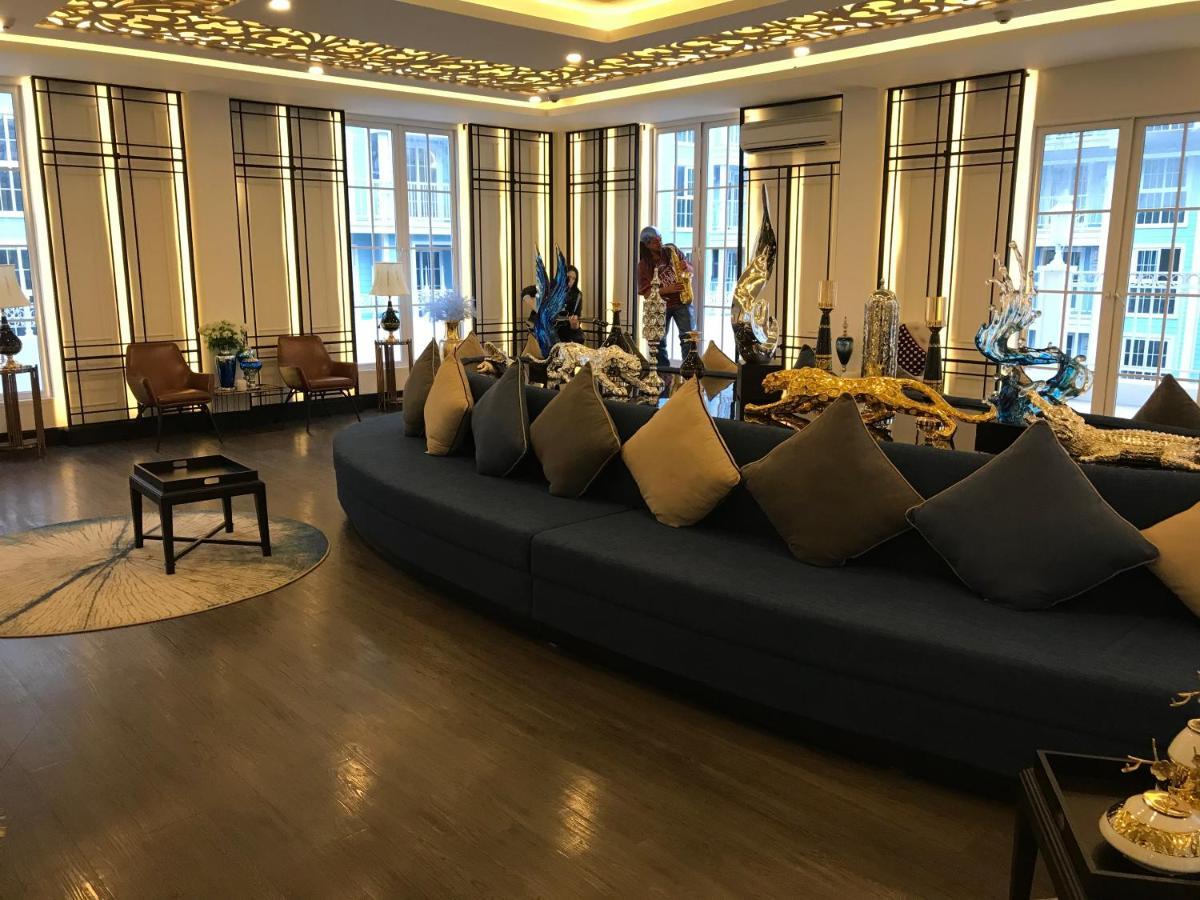 Grand Florida芭提雅带免费游泳池温泉和健身房和办公区水上花园公寓e208 Na Chom Thian Exteriér fotografie